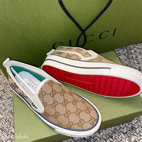 gucci slip on red|Gucci slip on shoes price.